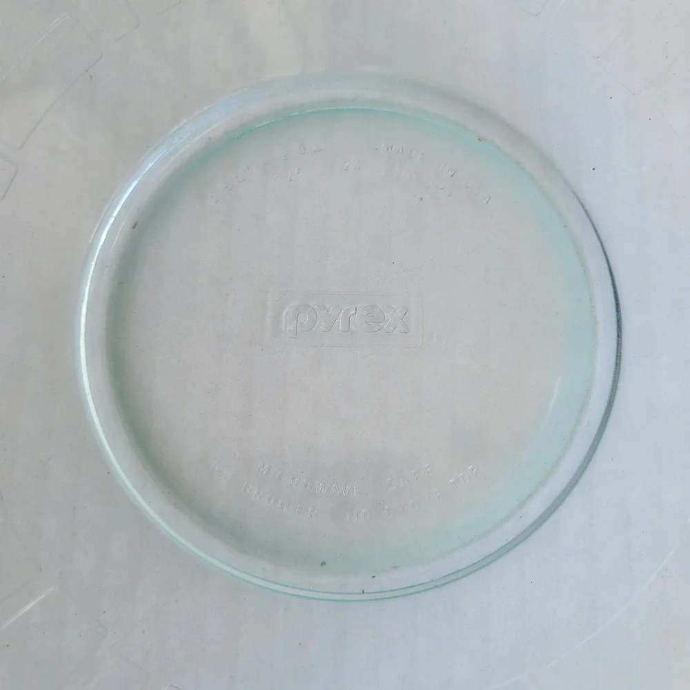 Pyrex Clear Tinted Block Brick 2.5 Qt Mixing Bowl and 1 Qt‎ Nesting Bowl 325 322